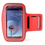 Wholesale Samsung Galaxy S4 S3 Sports Armband (Red)